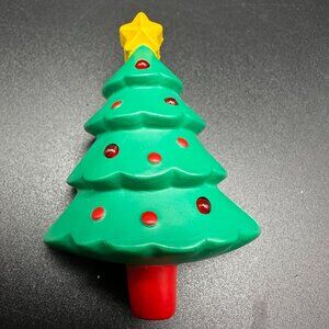 1990 Hallmark 2 5/8" Light Up Christmas TREE PIN UNTESTED VINTAGE